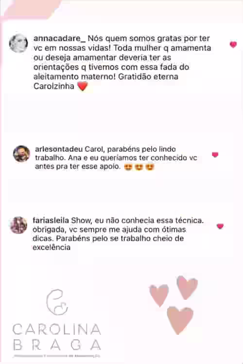 Depoimento real de mãe atendida por Carol Braga , 9